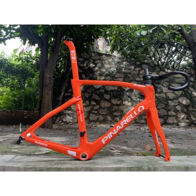 Pinarello DogMa F Carbon Road Bike Frame Orange-Pinarello Frame
