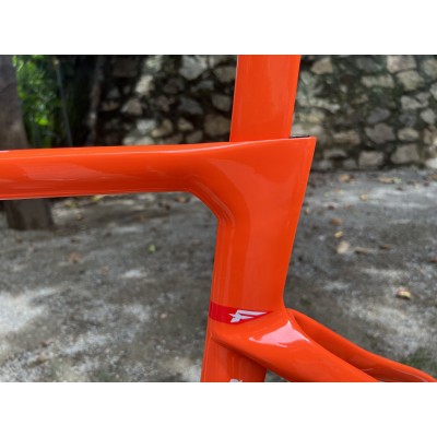 Pinarello DogMa F Disc Brake Carbon Road Bike Frame Orange-Dogma F Disc Brake