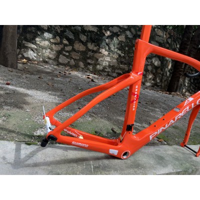 Pinarello DogMa F Disc Brake Carbon Road Bike Frame Orange-Dogma F Disc Brake