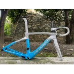 Pinarello DogMa F Disc Brake Carbon Road Bike Frame Grey With Blue