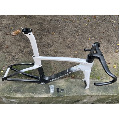 Pinarello DogMa F Carbon Road Bike Frame Black With White-PINARELLO Frame