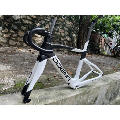 Pinarello DogMa F Carbon Road Bike Frame Black With White-Pinarello კარკასი