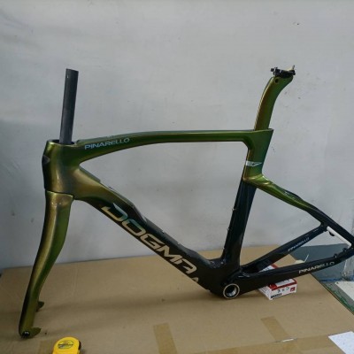 Pinarello DogMa F Disc Brake Carbon Road Bike Frame Gold With Black-Dogma F Disc Brake