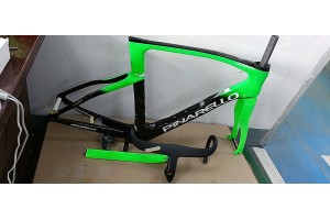 Cuadro de bicicleta de carretera Pinarello DogMa F Carbon verde con negro