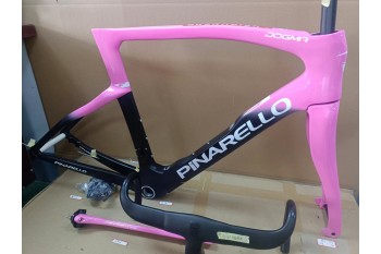 Pinarello DogMa F Disc Brake Carbon Road Bike Frame Pink With Black