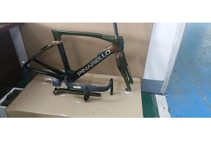 Pinarello DogMa F Carbon Road Bike Frame обезцветяване зелено С черно