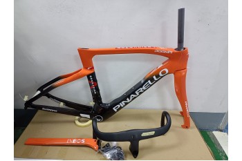 Pinarello DogMa F Kotoučová brzda Carbon Silniční rám oranžový s černou