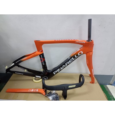 Pinarello DogMa F Disc Brake Carbon Road Bike Frame orange With Black-Dogma F Disc Brake