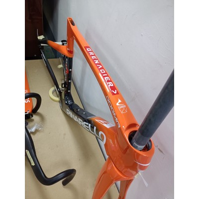 Pinarello DogMa F Disc Brake Carbon Road Bike Frame orange With Black-Dogma F Disc Brake