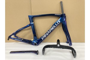 Telaio per bici da strada in carbonio Pinarello DogMa F con freno a disco blu