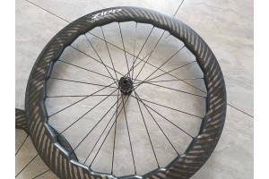 Pneu et jantes tubulaires ZIPP NEW 454 NSW Wave Circle Roues de vélo de route en carbone