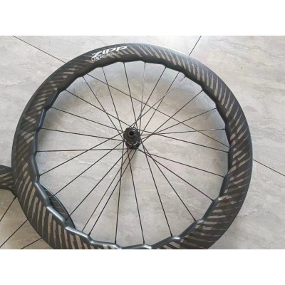 Clincher & Tubular Rims ZIPP NEW 454 NSW  Wave Circle Carbon Road Bike Wheels-Carbon Road Bicycle Rim Brake Wheels