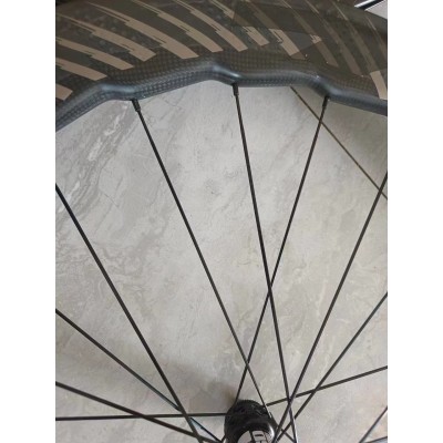 Clincher & Tubular Rims ZIPP NEW 454 NSW  Wave Circle Carbon Road Bike DISC Wheels-Carbon Road Bicycle Disc Brake Wheels