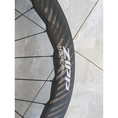 Clincher & Tubular Rims ZIPP NEW 454 NSW  Wave Circle Carbon Road Bike Wheels-Carbon Road Bicycle Rim Brake Wheels