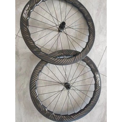 Clincher & Tubular Rims ZIPP NEW 454 NSW  Wave Circle Carbon Road Bike Wheels-Carbon Road Bicycle Rim Brake Wheels