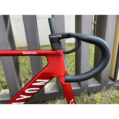 Canyon 2021 New Aeroad Disc Brake Carbon Fiber Road Bicycle Frame Metallic Red-Canyon Aeroad 2021