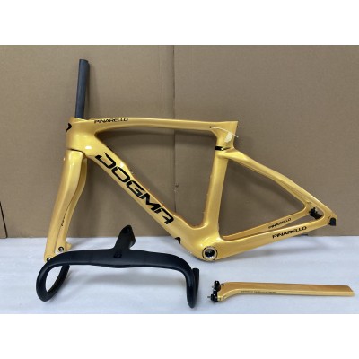 Pinarello DogMa F Carbon Road Bike Frame Gold-Pinarello Rahmen