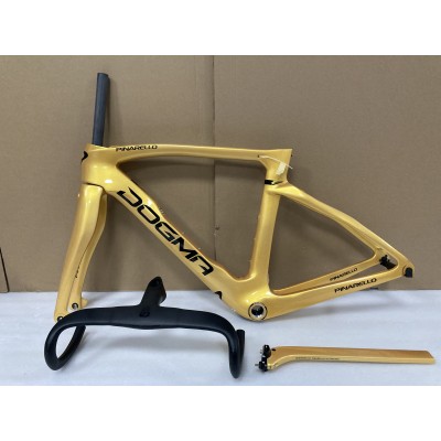 Pinarello DogMa F Carbon Road Bike Frame Gold-Cadre Pinarello