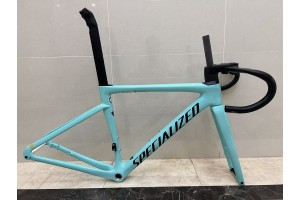 Cadre de vélo de route en fibre de carbone Specialized S-Works Tarmac SL7, vert menthe