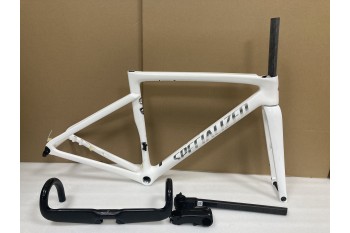 Carbon Fiber Road Bicycle Frame S-Works Tarmac SL7 Frameset Disc Brake 49cm Handlebar 400/100 BSA Gloss Finished-UD