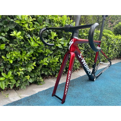 Specialized S-Works Tarmac SL7 Frameset Carbon Fiber Road Bicycle Frame Red With Black-S-Works SL7 Disc Brake