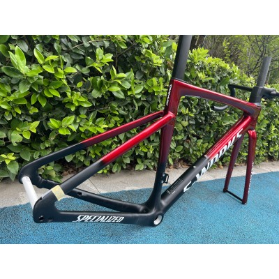 Specialized S-Works Tarmac SL7 Frameset Carbon Fiber Road Bicycle Frame Red With Black-S-Works SL7 Disc Brake