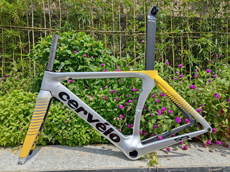Cervelo S5 カーボンファイバー ロード自転車フレーム リム ブレーキ - Cervelo フレーム