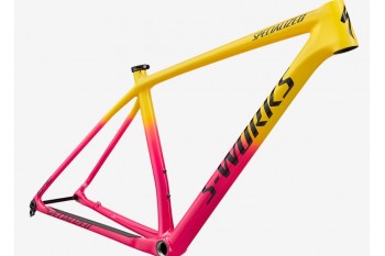 Quadro de bicicleta de carbono S-works especializado em mountain bike