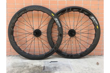 ZIPP NEW 454 NSW Wave Circle ნახშირბადის ბოჭკოვანი საგზაო ველოსიპედი DISC სამუხრუჭე დისკები კვანძების გარეშე.