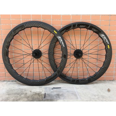 Clincher & Tubular Rims ZIPP NEW 454 NSW  Wave Circle Carbon Road Bike Wheels-Carbon Road Bicycle Rim Brake Wheels