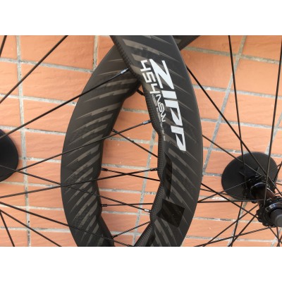 Clincher & Tubular Rims ZIPP NEW 454 NSW  Wave Circle Carbon Road Bike DISC Wheels-Carbon Road Bicycle Disc Brake Wheels