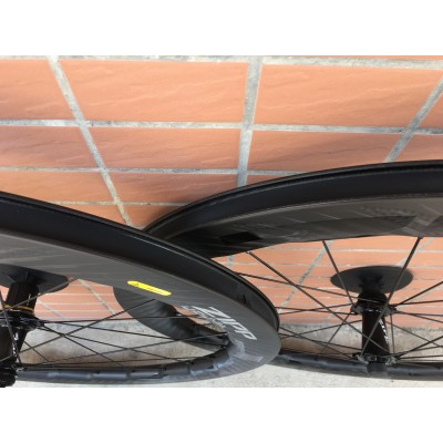 Clincher & Tubular Rims ZIPP NEW 454 NSW  Wave Circle Carbon Road Bike Wheels-Carbon Road Bicycle Rim Brake Wheels