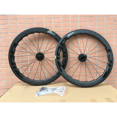 Clincher & Tubular Rims ZIPP NEW 454 NSW  Wave Circle Carbon Road Bike Wheels-Carbon Road Bicycle Rim Brake Wheels