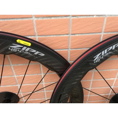 Clincher & Tubular Rims ZIPP NEW 454 NSW  Wave Circle Carbon Road Bike DISC Wheels-Carbon Road Bicycle Disc Brake Wheels