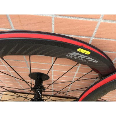 Clincher & Tubular Rims ZIPP NEW 454 NSW  Wave Circle Carbon Road Bike DISC Wheels-Carbon Road Bicycle Disc Brake Wheels