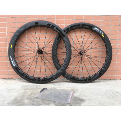 Clincher & Tubular Rims ZIPP NEW 454 NSW  Wave Circle Carbon Road Bike Wheels-Carbon Road Bicycle Rim Brake Wheels