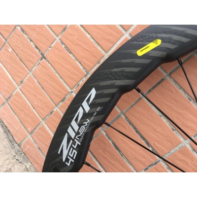 Clincher & Tubular Rims ZIPP NEW 454 NSW  Wave Circle Carbon Road Bike DISC Wheels-Carbon Road Bicycle Disc Brake Wheels