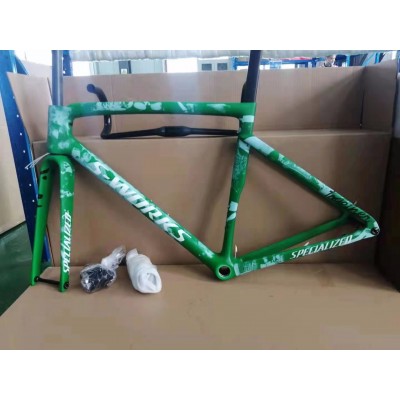 Carbon Fiber Road Bicycle Frame S-Works Tarmac SL7 Frameset Disc Brake Camouflage Green-S-Works SL7 Disc Brake