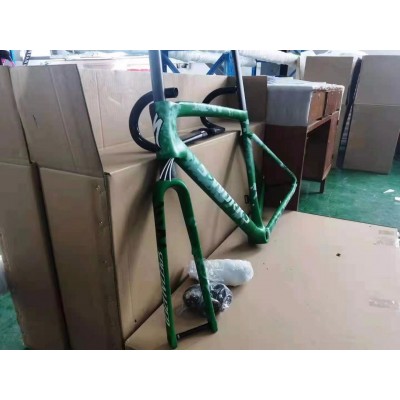 Carbon Fiber Road Bicycle Frame S-Works Tarmac SL7 Frameset Disc Brake Camouflage Green-S-Works SL7 freno a disco