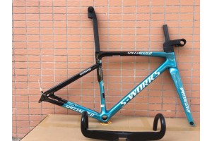 Cadre de vélo de route en fibre de carbone Cadre S-Works Tarmac SL7 Frein à disque Vert menthe