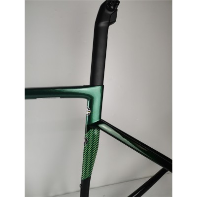 Carbon Fiber Road Bicycle Frame S-Works Tarmac SL7 Frameset Disc Brake Green-S-Works SL7 дискови спирачки