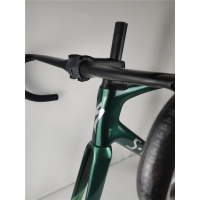 Carbon Fiber Road Bicycle Frame S-Works Tarmac SL7 Frameset Disc Brake Green-S-WorksのSL7ディスクブレーキ