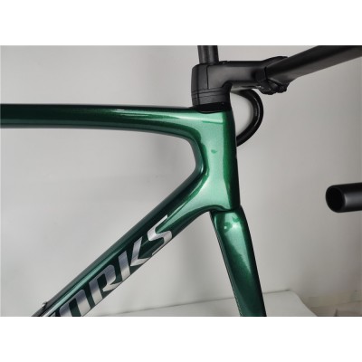 Carbon Fiber Road Bicycle Frame S-Works Tarmac SL7 Frameset Disc Brake Green-S-Works SL7 дискови спирачки
