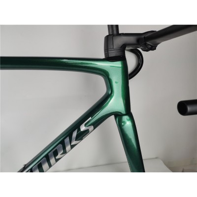 Carbon Fiber Road Bicycle Frame S-Works Tarmac SL7 Frameset Disc Brake Green-S-Works SL7 del freno de disco