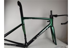 Carbon Fiber Road Bicycle Frame S-Works Tarmac SL7 Frameset Disc Brake Green