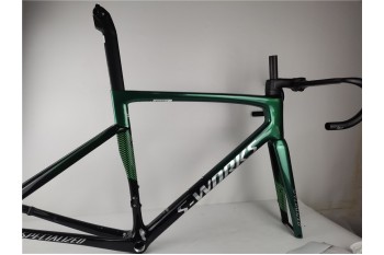 Cuadro de bicicleta de carretera de fibra de carbono S-Works Tarmac SL7 Frameset Disc Brake Green