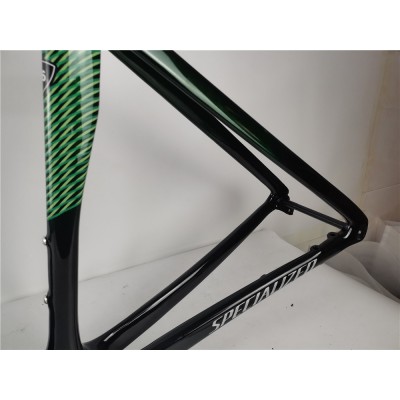 Carbon Fiber Road Bicycle Frame S-Works Tarmac SL7 Frameset Disc Brake Green-S-Works SL7 Frein à disque