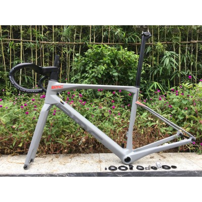 BMC Carbon Road Bike Frame Rim Brake & Disc Brake Grey-BMC Vブレーキ/ディスクブレーキ