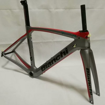 Bianchi XR4  Carbon Fiber Road Bicycle Frame 47cm  BB386 Gloss Finished-UD-Bianchi Frame