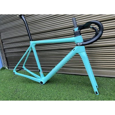 Bianchi Specialissima Carbon Fiber Road Bicycle Frame Blue-Bianchi Frame